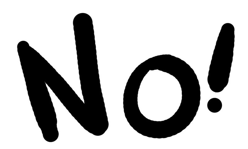 No